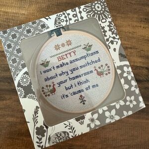 NIB ⭐️ Taylor Swift Betty Cross Stitch Xmas Ornament